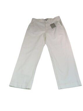 Everlane Ivory Linen Straight Leg Pants NWT Size 14T